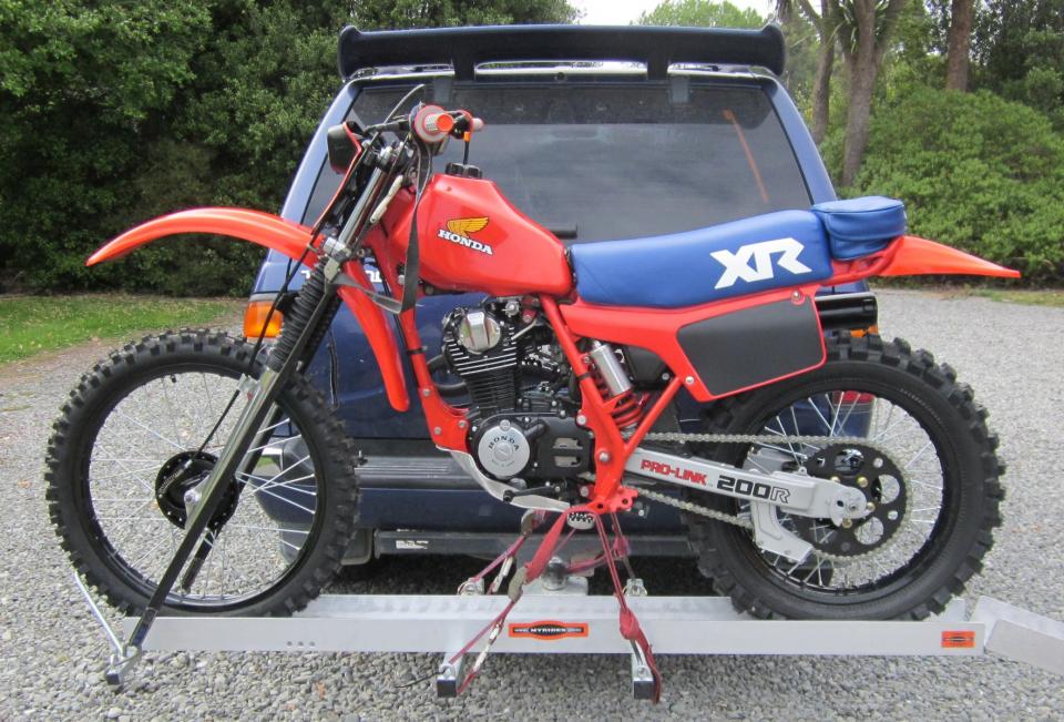 1983 Honda XR200R wiring diagram (with turn signals) - XR ... honda tlr200 wiring diagram 