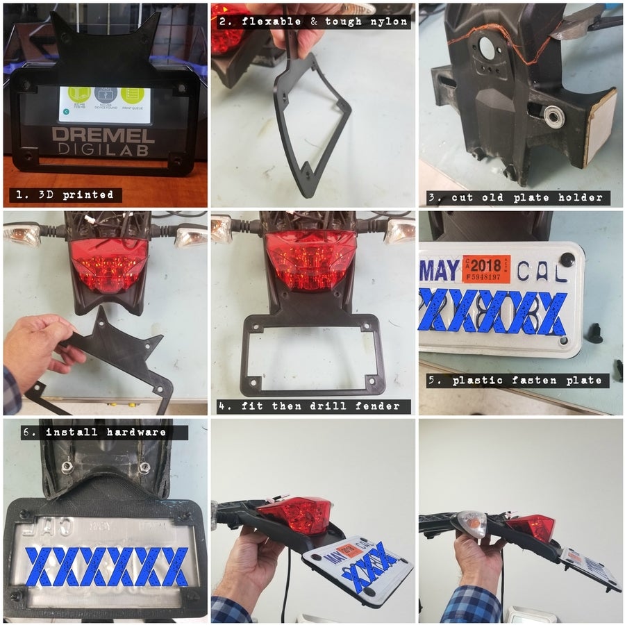 Best License Plate Holder Solution for EXC 250530 EXCF/XCFW/XCRW