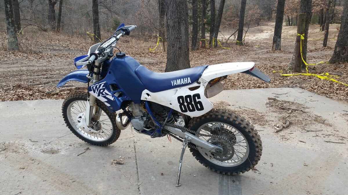 Yamaha wr deals 250 2 stroke