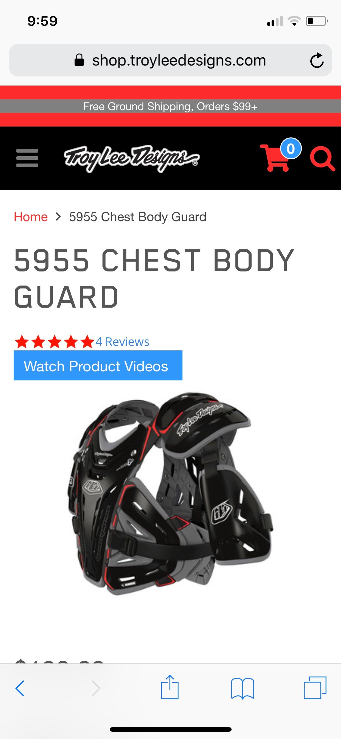 Thor 2024 Guardian MX Chest Protector