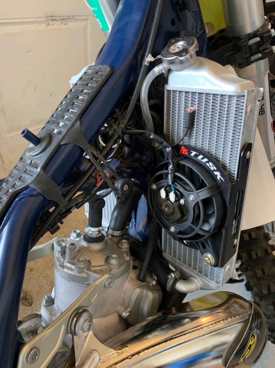 dirt bike radiator fan kit